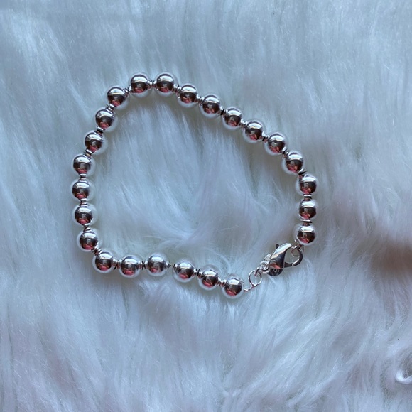 925 sterling silver minimalistic handmade bracelet - Picture 2 of 6